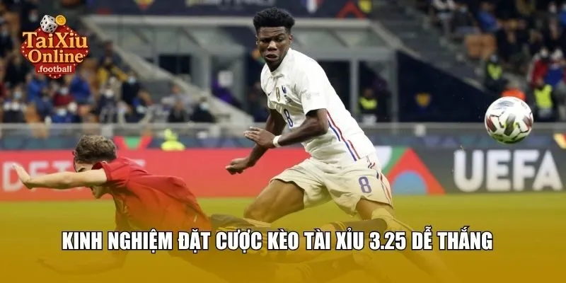 Kinh nghiệm đặt cược kèo tài xỉu 3.25 dễ thắng